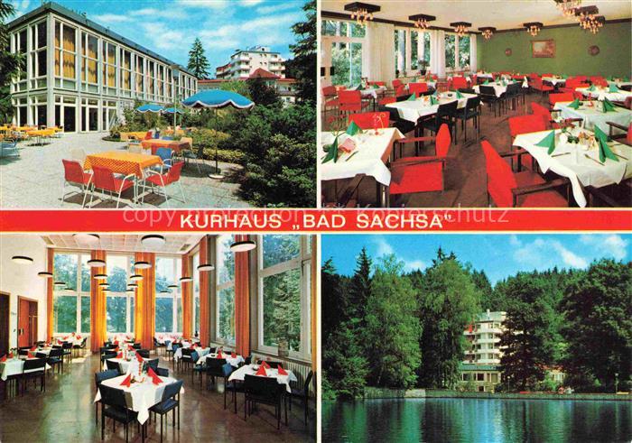 Bad Sachsa Osterode Harz Kurhaus Restaurant Schmelzteich