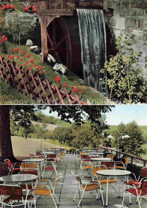 BAD ORB Café Aumuehle Terrasse Wasserrad