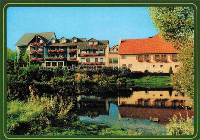 Guenthers Tann Rhoen Hotel Pension zur Ulsterbruecke Partie am Wasser