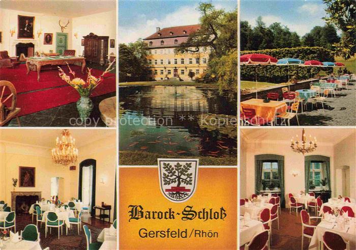 Gersfeld Rhoen Restaurant Café Barock-Schloss