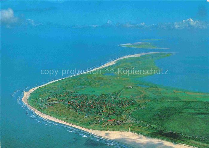 LANGEOOG Nordseebad Fliegeraufnahme