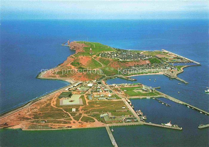 HELGOLAND Insel Schleswig-Holstein Nordseeinsel Ansicht von Sueden