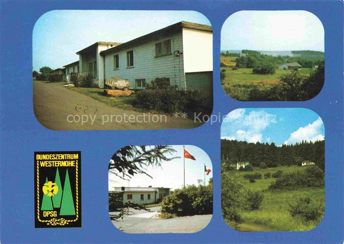 Westernohe Westerwaldkreis Rheinland-Pfalz Gebaeude im Bundeszentrum der DPSG La