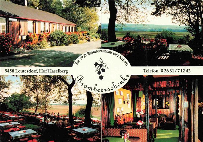Leutesdorf Rhein Neuwied Rheinland-Pfalz Brombeerschenke Lokal Terrasse