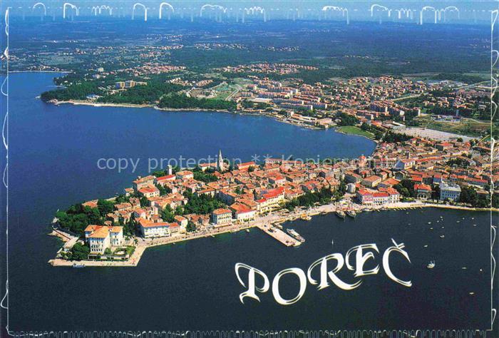 Porec Croatia Kuestenpanorama Halbinsel