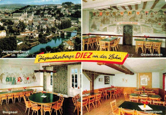 Diez Lahn Panorama Jugendherberge Schloss Gedenkraum Burgsaal Tagesraum