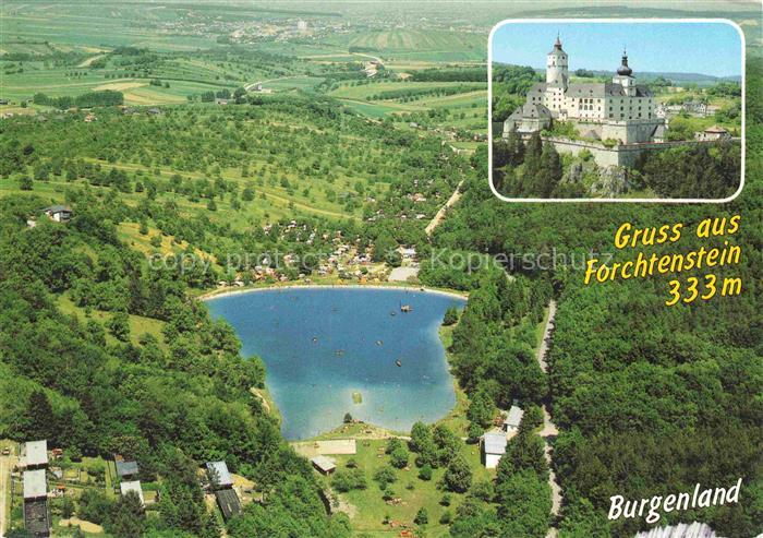 Forchtenstein Burgenland AT Badestausee Schloss