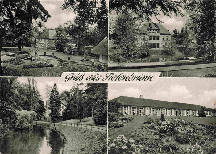 Tiefenbrunn Goettingen Teilansichten Parkanlagen Promenade