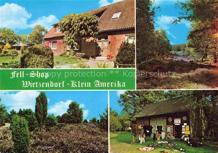 Wietzendorf Fell-Shop Pension Lange Klein Amerika Heidelandschaft