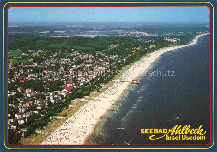 AHLBECK HERINGSDORF Insel Usedom Ostseebad Kuestenpanorama Seebad Strand
