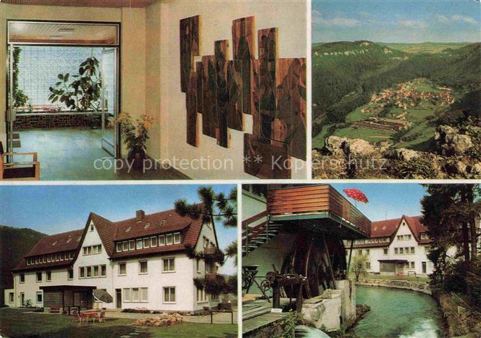 Honau Lichtenstein Pilgerheim Echazquelle Haus Olgahoehle Altenheim Landschatspa