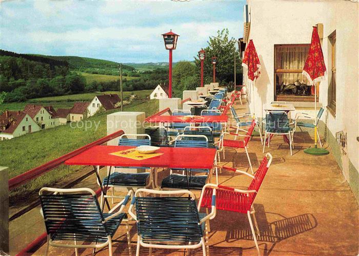 Oberlahr Westerwald Hotel Café Wiedterrasse Terrasse