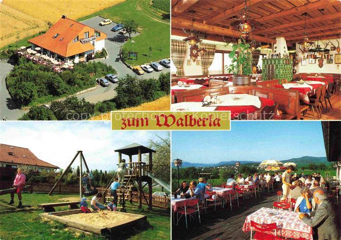 Kirchehrenbach Forchheim Restaurant Café zum Walberla Terrasse Kinderspielplatz