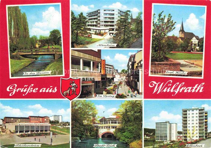 Wuelfrath In den Banden Altenheim Im Spring Kirche Schulzentrum Stadtteich Ellen