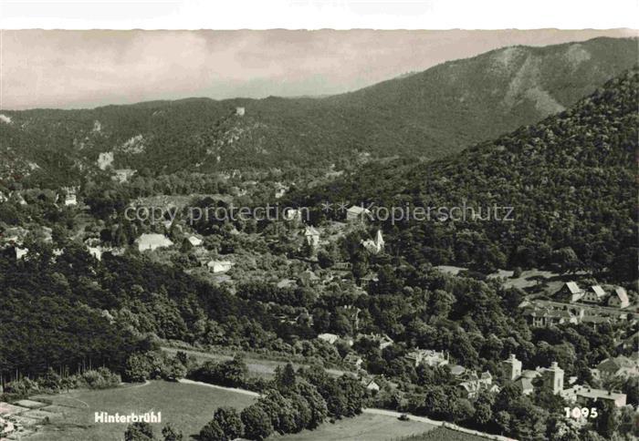 Hinterbruehl Niederoesterreich AT Fliegeraufnahme