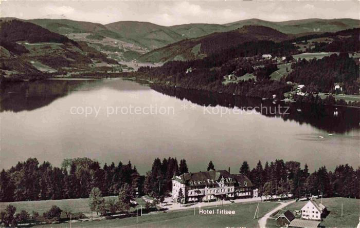 TITISEE Schwarzwald BW Hotel Titisee Fliegeraufnahme