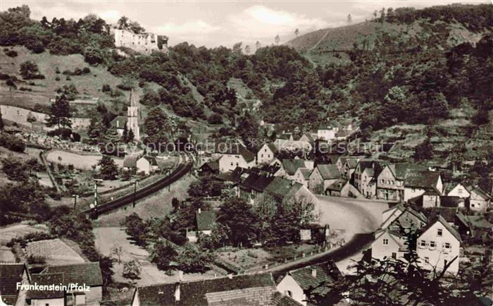 Frankenstein Pfalz Fliegeraufnahme