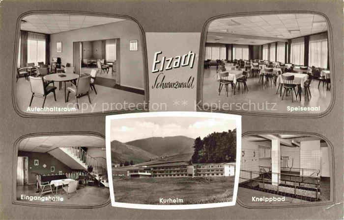 Elzach Emmendingen BW Aufenthaltsraum Speisesaal Eingangshalle Kurheim Kneippbad