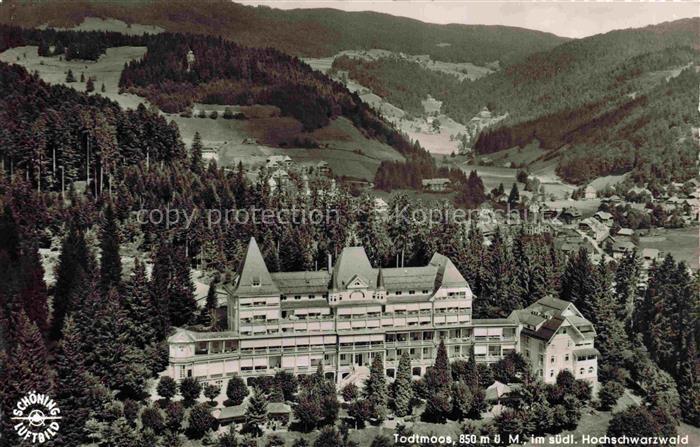Todtmoos Schwarzwald BW Hotel Fliegeraufnahme