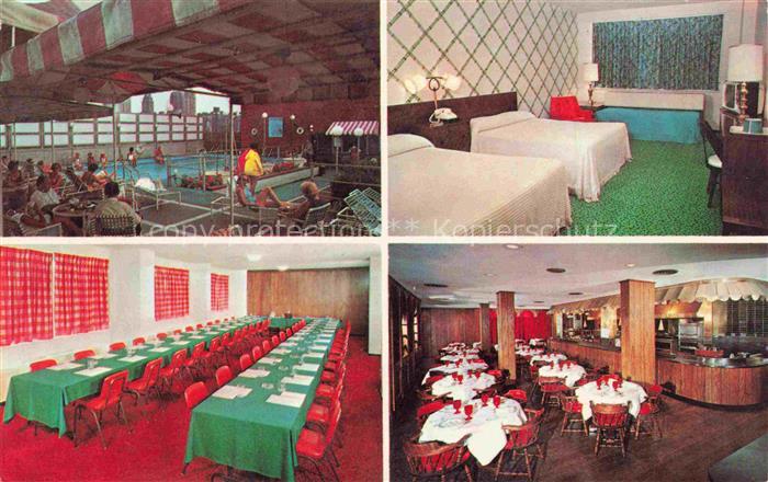 NEW YORK City USA Lincoln Square Motor Inn Cocktail Lounge Restaurant