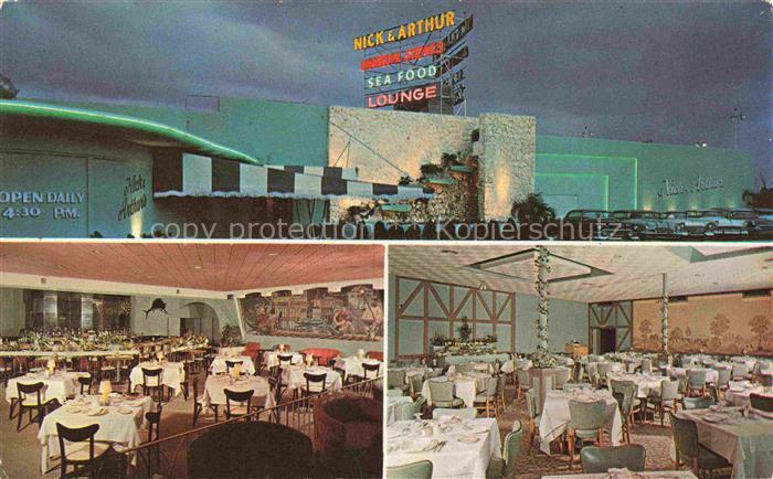 Miami Beach Nick and Arthur Restaurant Speiseraeume