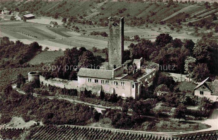 Sulzfeld Baden Ruine Burg Ravensburg Burgschenke Fliegeraufnahme
