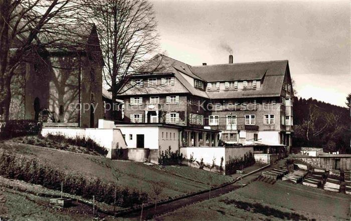 St Peter Schwarzwald Haus Maria Lindenberg Kurhaus und Wallfahrtskirche