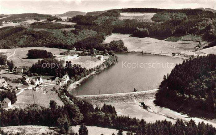 Aggertalsperre Vorstaubecken bei Deltenbach