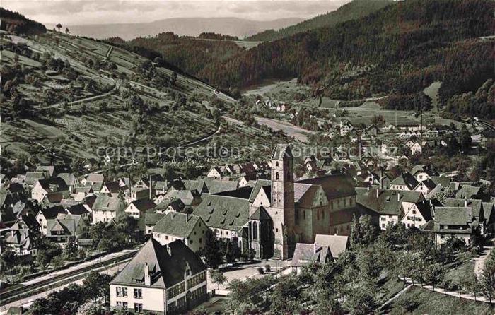 Alpirsbach Panorama Kloster