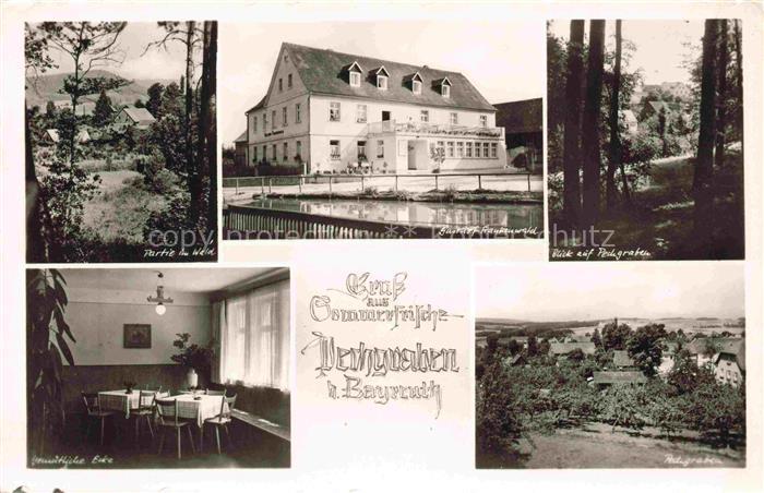 Pechgraben Neudrossenfeld Kulmbach Bayern Waldpartie Gasthof Frankenwald Gaststu