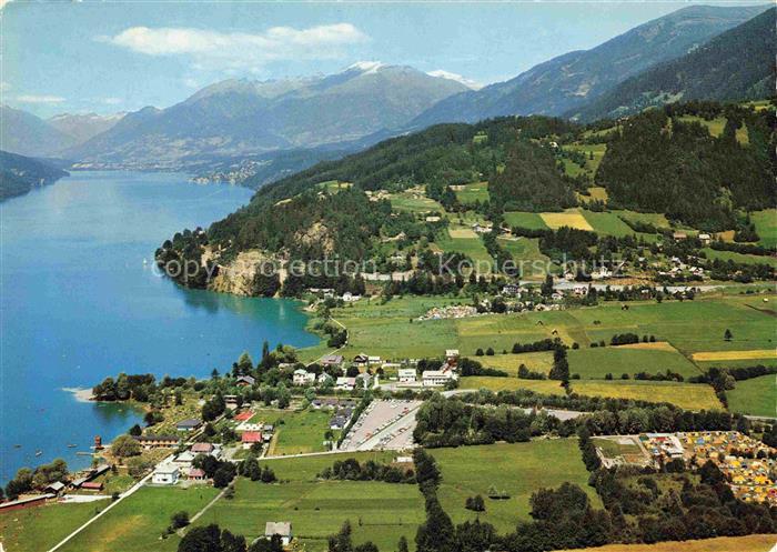 Doebriach Millstaettersee Fliegeraufnahme