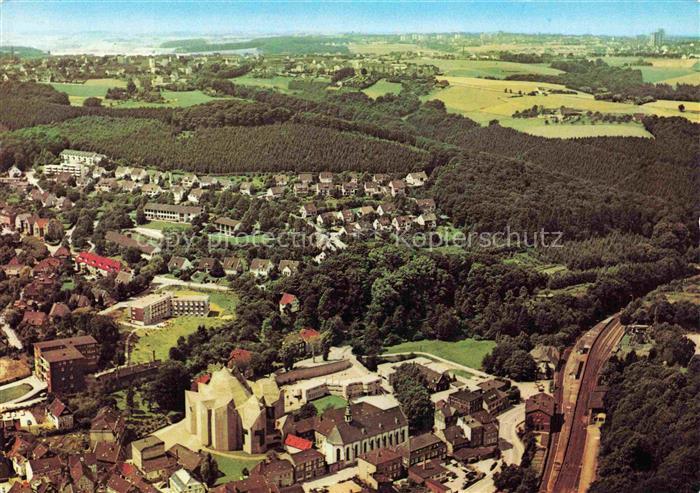 Neviges Velbert Maria Koenigin des Friedens Fliegeraufnahme