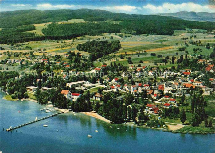 Gaienhofen Bodensee BW Fliegeraufnahme
