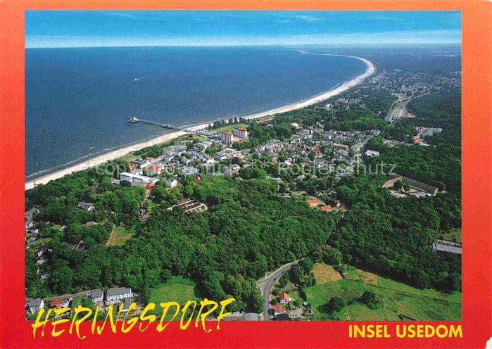 HERINGSDORF  Ostseebad Usedom Fliegeraufnahme
