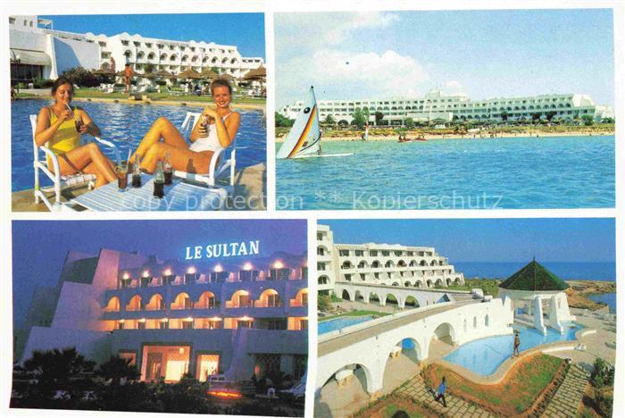 Hammamet Tunesie Hotel Le Sultan Pool Panorama