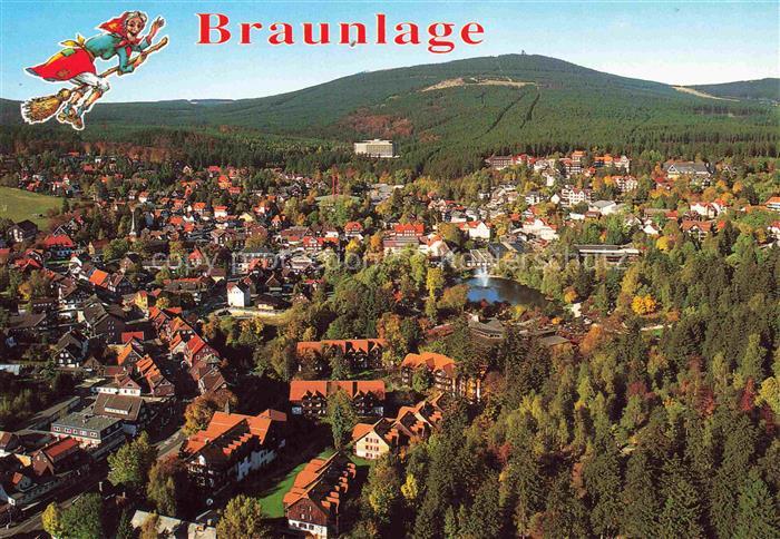 Braunlage Harz Fliegeraufnahme mit Hexe