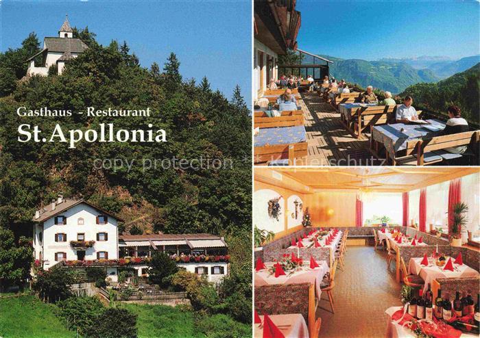 Sirmian Nals Nalles Suedtirol IT Gasthaus Restaurant St Apollonia Terrasse Gastr