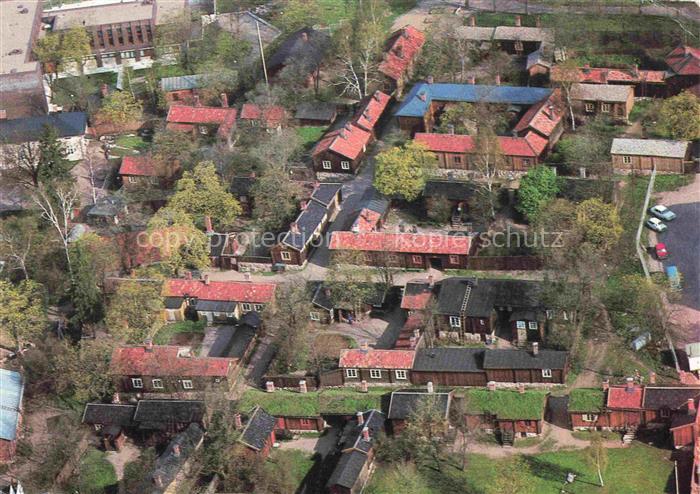 Turku Abo Suomi Hantverksmuseet pa Klosterbacken Fliegeraufnahme