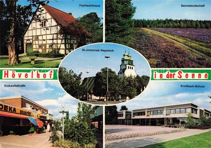 Hoevelhof Paderborn NRW In der Senne Fachwerkhaus St Johannes Nepomuk Sennelands