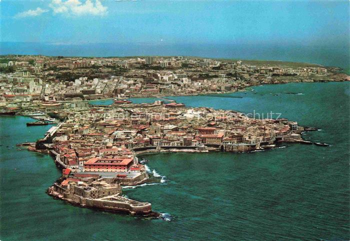 SIRACUSA Syrakus Sicilia IT Fliegeraufnahme