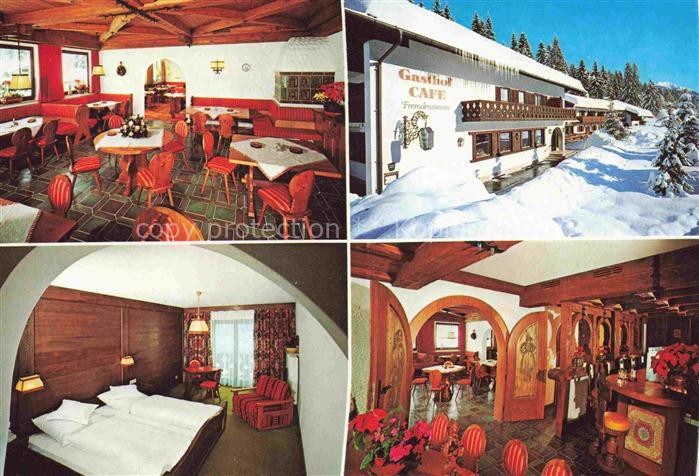 Klais-Kruen Bayern Alpengasthof Sonnenhof Gastraeume Zimmer