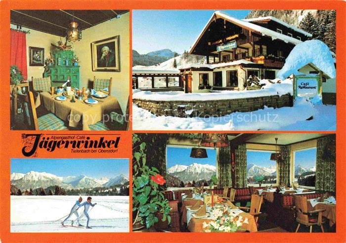 OBERSTDORF Bayern Alpengasthof Jaegerwinkel Gaststraeume Skilanglauf