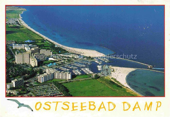 Damp Ostseebad Halbinsel Schwansen Schleswig-Holstein Fliegeraufnahme