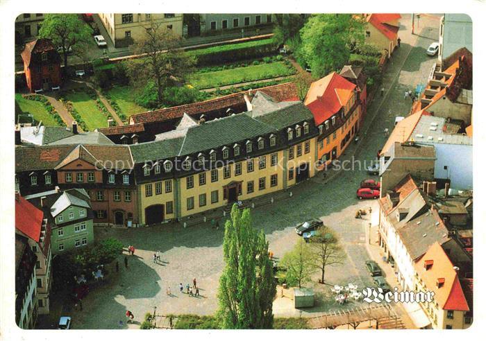 WEIMAR  Thueringen Goethehaus Fliegeraufnahme