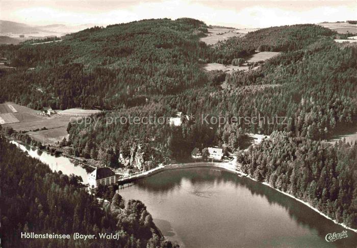 Hoellensteinsee Viechtach Regen Bayern Fliegeraufnahme