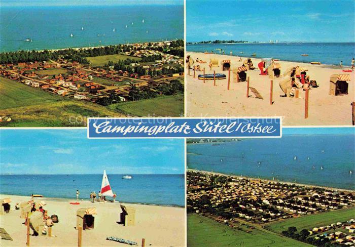 Suetel Campingplatz Strand Fliegeraufnahme