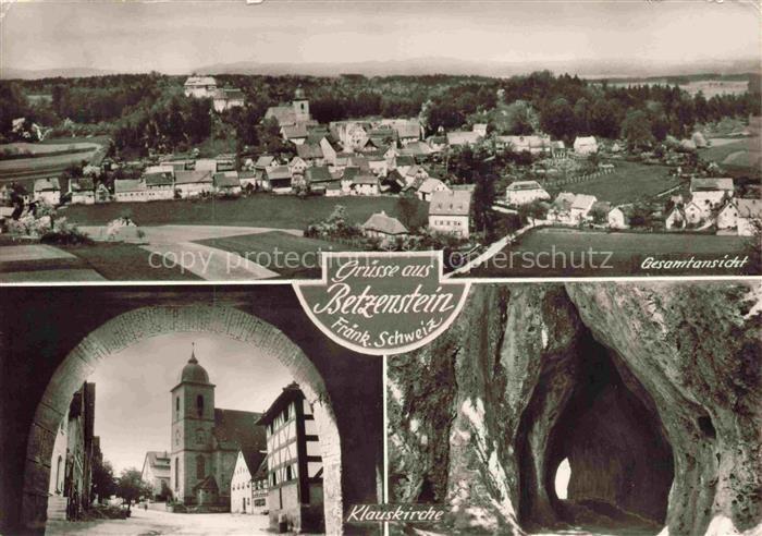 Betzenstein Bayern Panorama Kirche Klauskirche