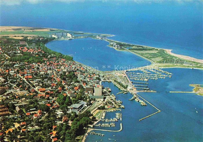 Heiligenhafen Ostseebad Fliegeraufnahme mit Yachthafen