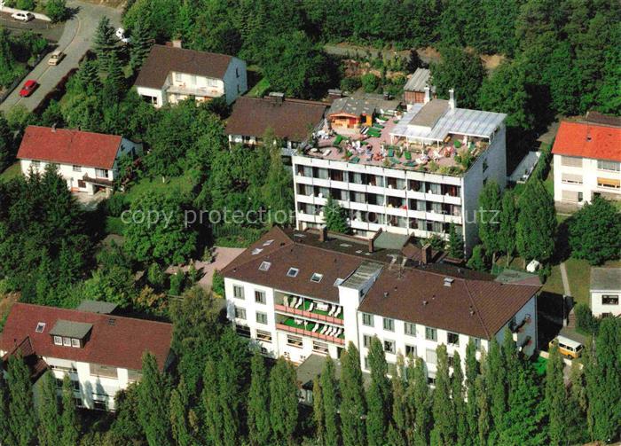 BAD WILDUNGEN Waldsanatorium und Fachklinik fuer Onkologie Fliegeraufnahme