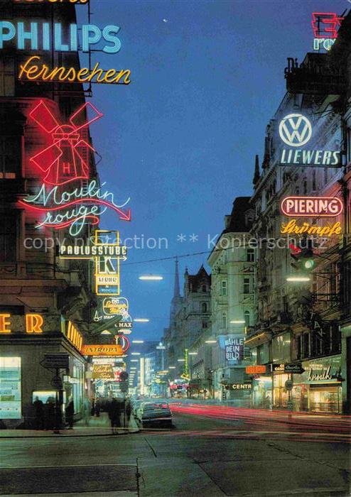 WIEN AT Kaerntnerstrasse bei Nacht